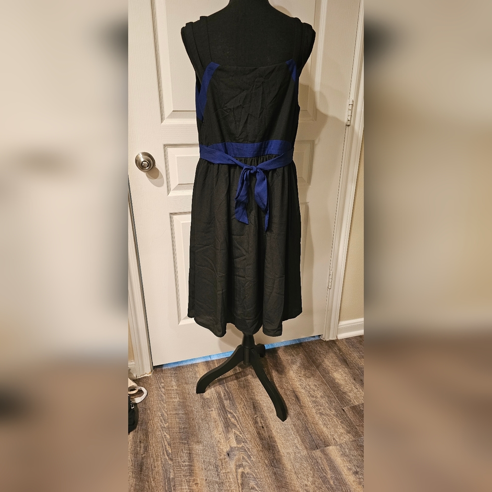 Torrid Black and Blue Dress - Picture 3 of 4